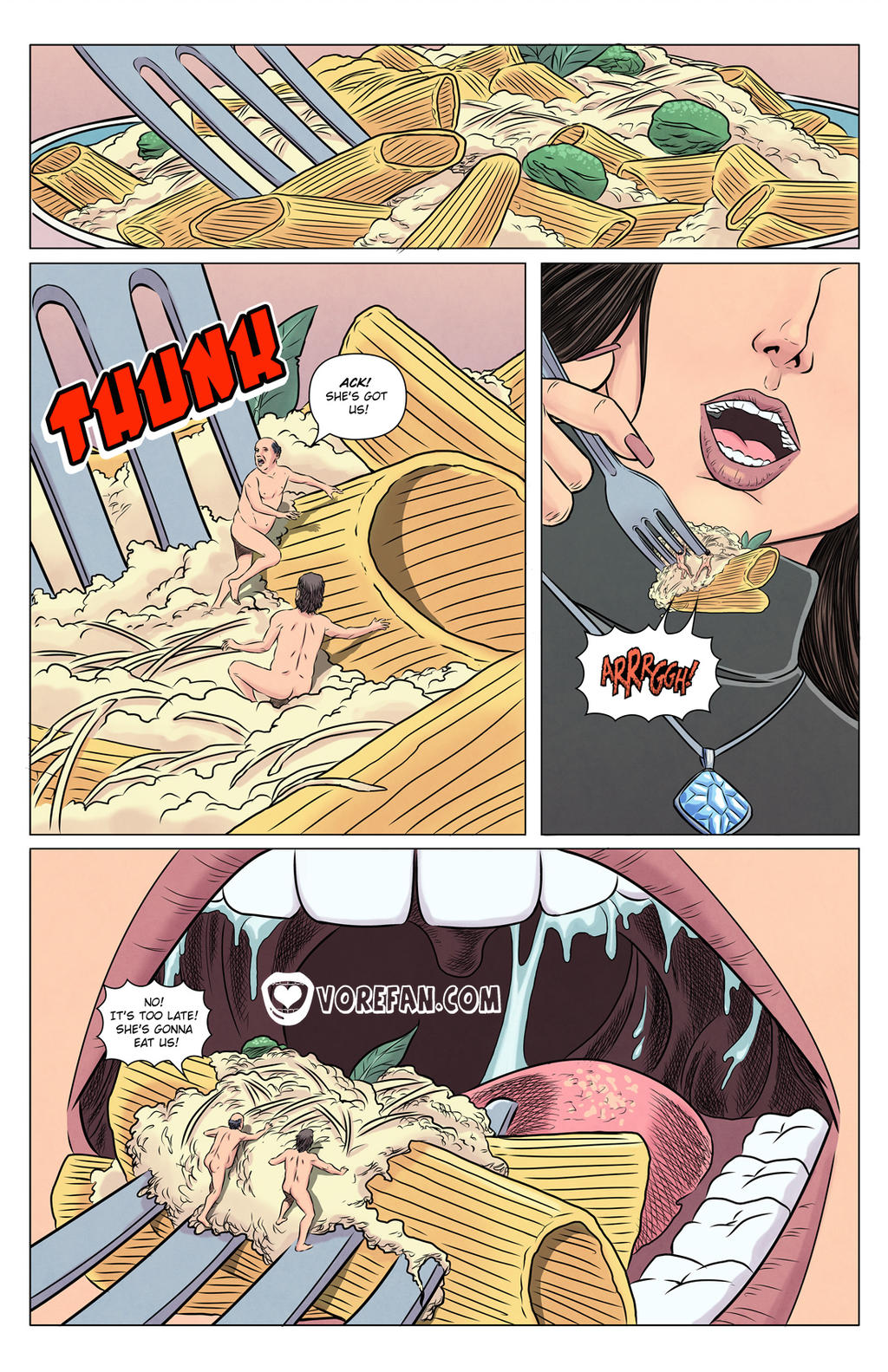 Accidental Anal Vore Comic Giantess